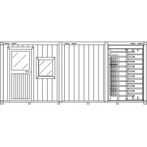 Мобильный бокс CAME CONTAINER 6M A CAME 001PSGC6MA (КАМЕ) Мобильный бокс CAME CONTAINER 6M A CAME 001PSGC6MA (КАМЕ)