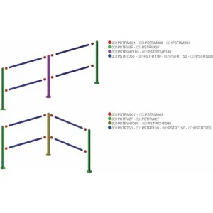 Горизонтальная перекладина 1 метр CAME 001PSTRT100 (КАМЕ) Горизонтальная перекладина 1 метр CAME 001PSTRT100 (КАМЕ)