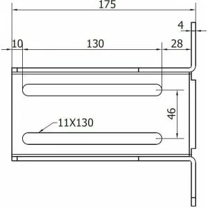 Кронштейн 175х88 мм с крепежом для LAST S/M и PADDOCK SM/2 CAME 1700006 (КАМЕ) Кронштейн 175х88 мм с крепежом для LAST S/M и PADDOCK SM/2 CAME 1700006 (КАМЕ)