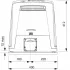 Привод для откатных ворот BKV20AGS CAME 801MS-0310 (КАМЕ) Привод для откатных ворот BKV20AGS CAME 801MS-0310 (КАМЕ)