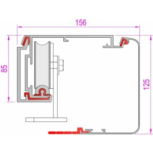 Автоматика для двустворчатой раздвижной двери FLUO-SLE STANDARD EMERGENCY 818SL-0032 (КАМЕ) Автоматика для двустворчатой раздвижной двери FLUO-SLE STANDARD EMERGENCY 818SL-0032 (КАМЕ)