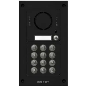 Вызывная вандалозащитная IP-аудиопанель MTM с 1 кнопкой, кодонаборной клавиатурой, 2 модуля, цвет темно-серый CAME MKITAIP-21KV (КАМЕ) Вызывная вандалозащитная IP-аудиопанель MTM с 1 кнопкой, кодонаборной клавиатурой, 2 модуля, цвет темно-серый CAME MKITAIP-21KV (КАМЕ)